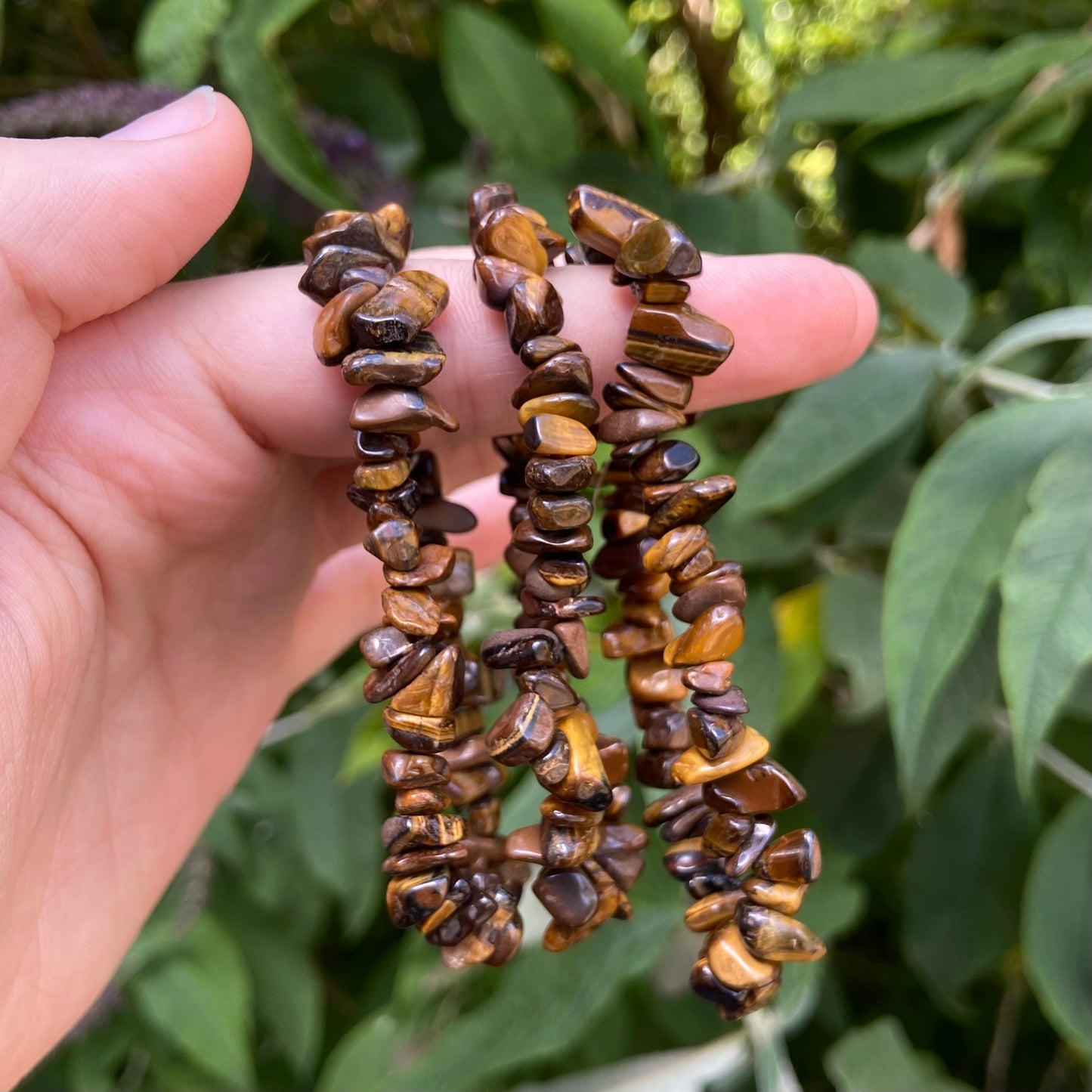 Tiger’s Eye Chip Bracelet