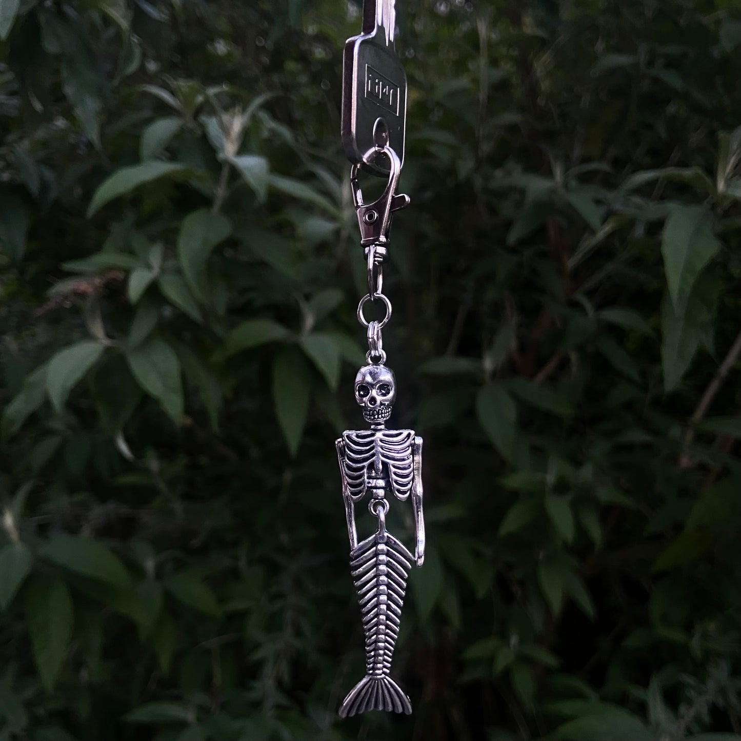 Siren Skeleton Keyring